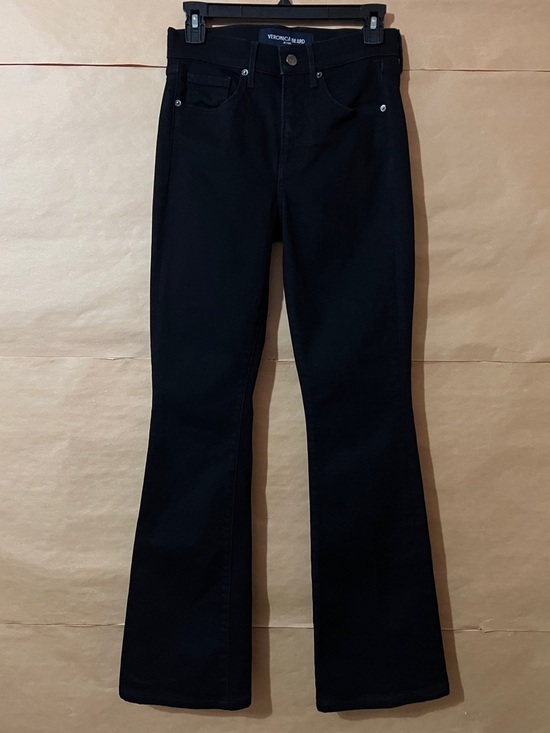 Veronica Beard Denim - Veronica Beard Black Wide Leg Flare Jeans
